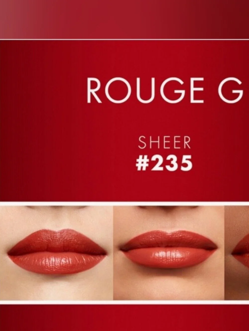 GUERLAIN series rouge